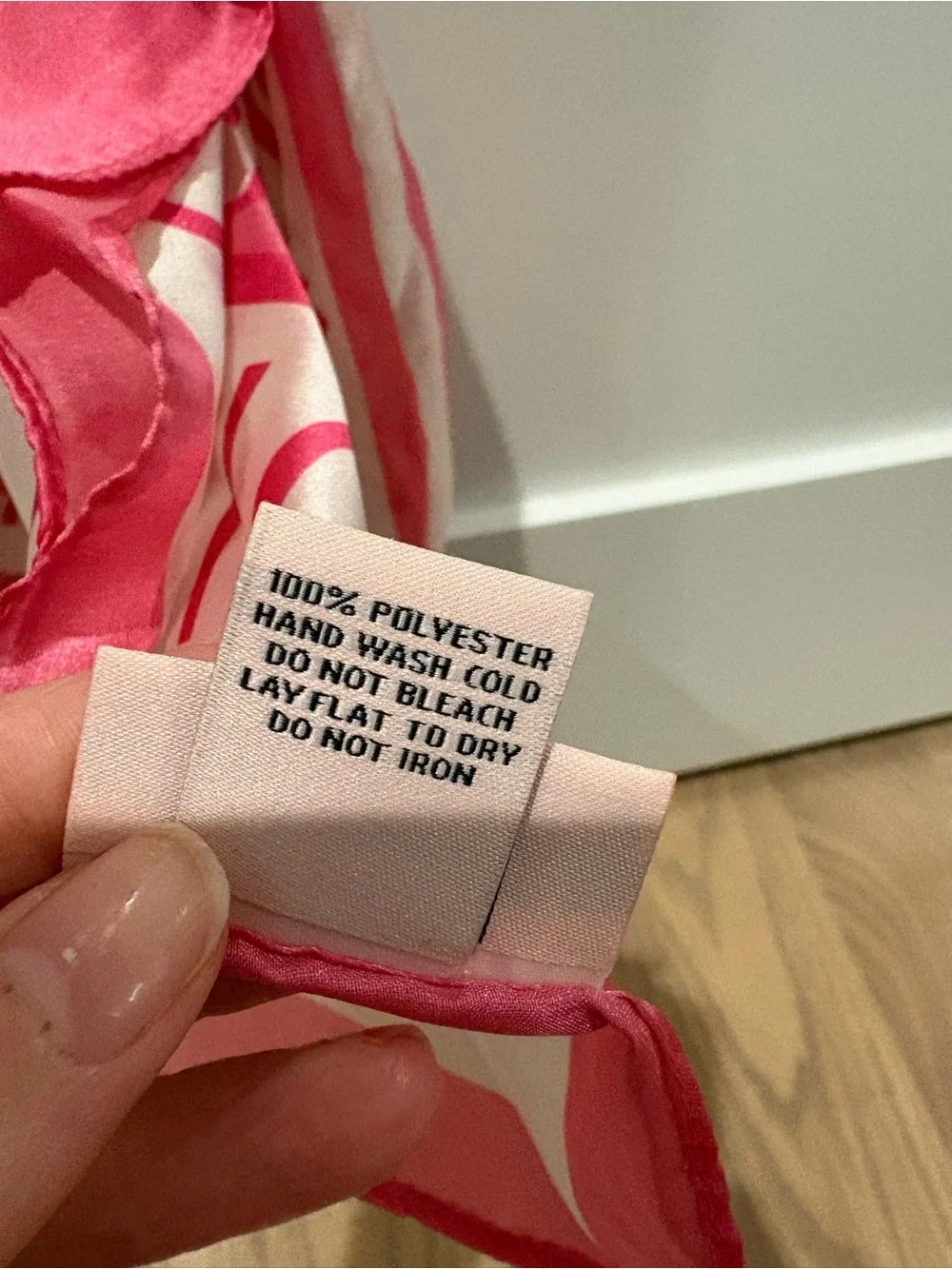 New Juicy Couture Pink Logo Scarf